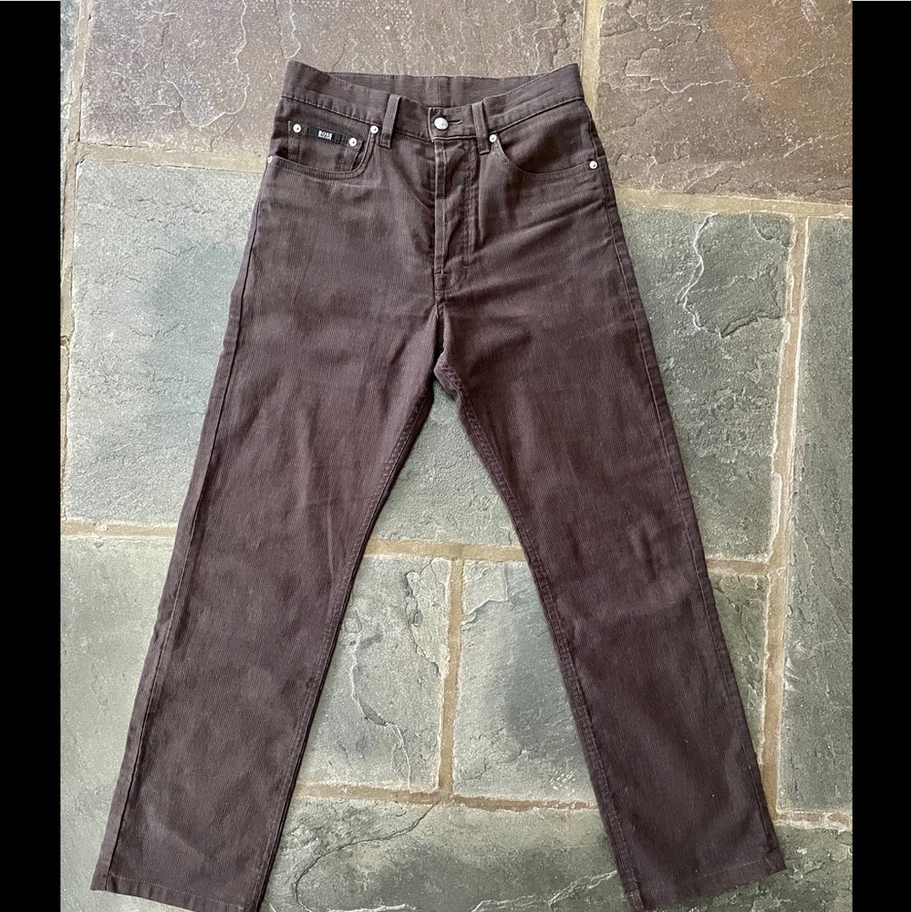 Hugo Boss Button fly brown Corduroys  31 / 34